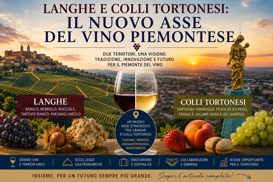 Langhe e Colli Tortonesi: il nuovo asse del vino piemontese tra Derthona, turismo e investimenti