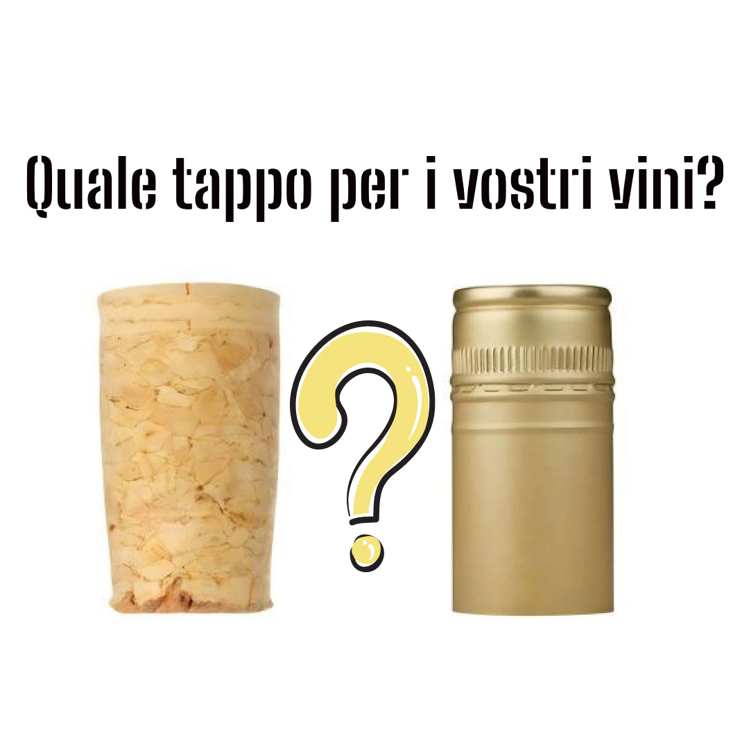 tappo a vite o di sughero